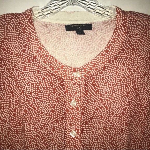 Banana Republic cardigan sweater, orange-rust - Picture 2 of 7